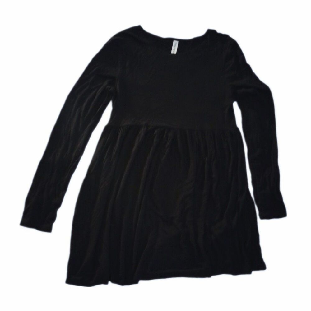 Zenana Black Long Sleeve Dress sz S Womens